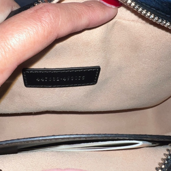 Authentic Gucci Mixed Matelasse Leather GG Marmont Aria Small Shoulder Bag - Picture 9 of 9